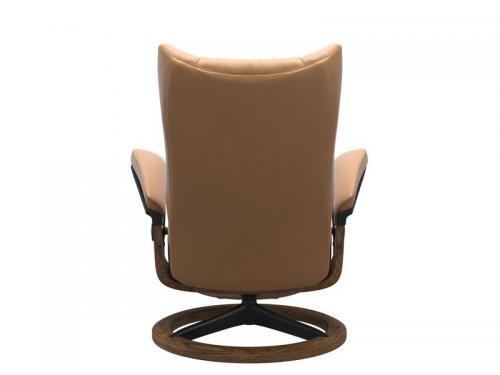 Stressless Wing (M) Signature Chair with Footstool 