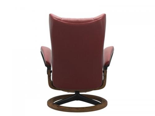 Stressless Wing (M) Signature Chair with Footstool 