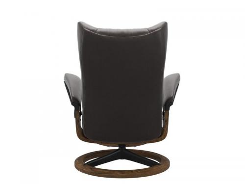 Stressless Wing (M) Signature Chair with Footstool 