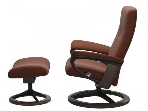 Stressless Dover (M) Signature Chair with Footstool 