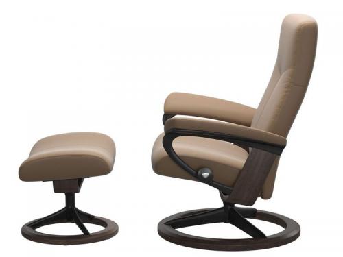 Stressless Dover (M) Signature Chair with Footstool 