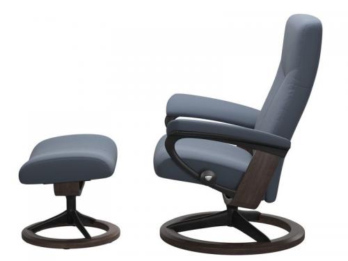 Stressless Dover (M) Signature Chair with Footstool 