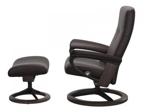 Stressless Dover (M) Signature Chair with Footstool 