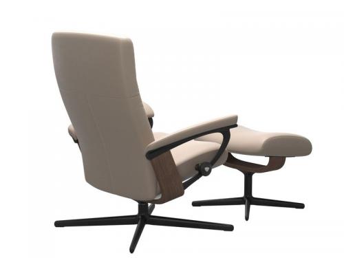 Stressless  Dover (M) Cross Chair with Ottoman 