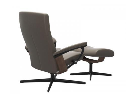 Stressless  Dover (M) Cross Chair with Ottoman 