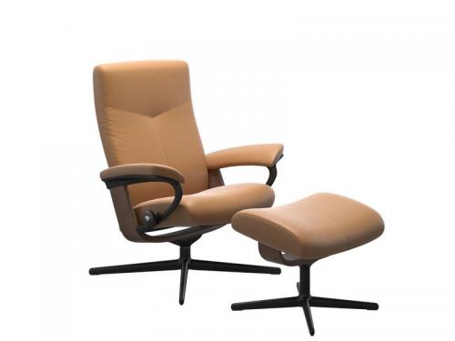 Stressless  Dover (M) Cross Chair with Ottoman 