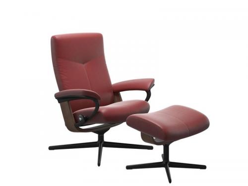 Stressless  Dover (M) Cross Chair with Ottoman 