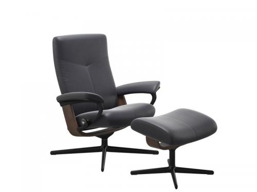 Stressless  Dover (M) Cross Chair with Ottoman 