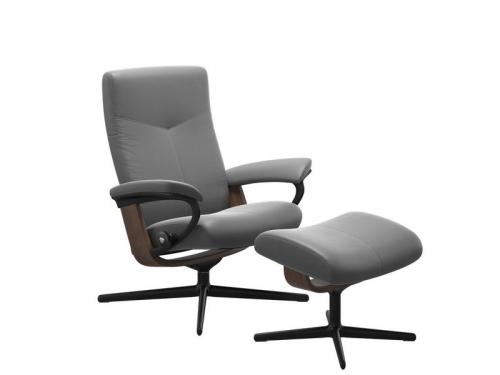 Stressless  Dover (M) Cross Chair with Ottoman 