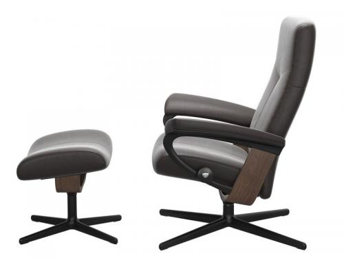 Stressless  Dover (M) Cross Chair with Ottoman 