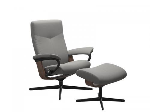 Stressless  Dover (M) Cross Chair with Ottoman 