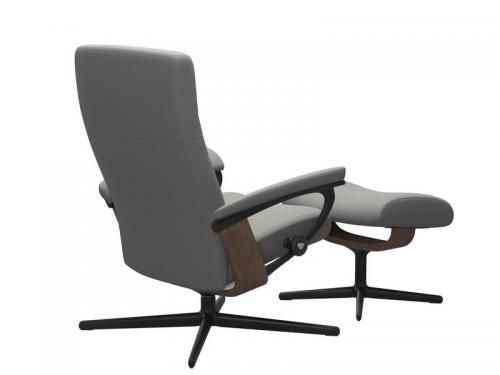 Stressless  Dover (M) Cross Chair with Ottoman 