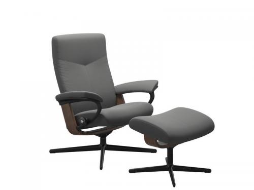 Stressless  Dover (M) Cross Chair with Ottoman 