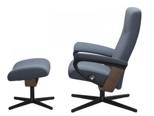 Stressless  Dover (M) Cross Chair with Ottoman 