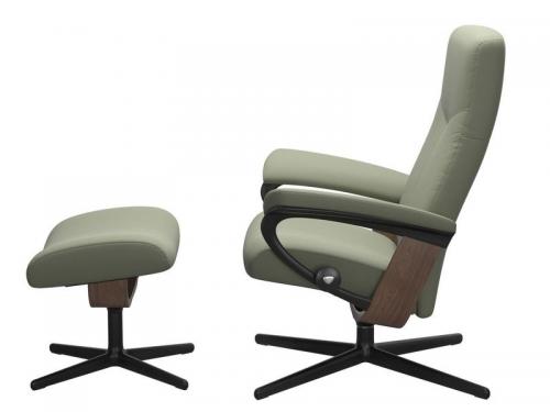 Stressless  Dover (M) Cross Chair with Ottoman 