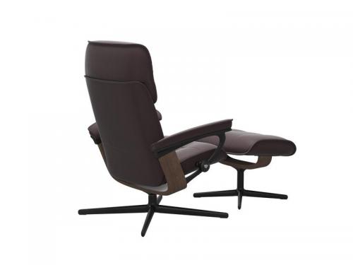 Stressless Admiral (M) Cross Chair with Ottoman 