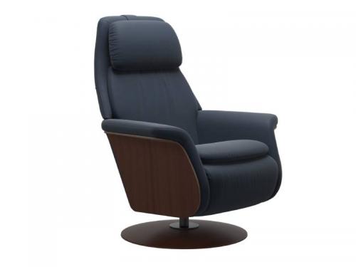Stressless Sam Power Wood Disc Base