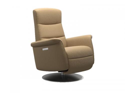 Stressless Mike (M) Power with Moon Steel Base 