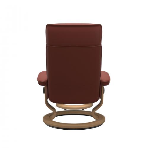 Stressless Admiral (M) Classic Base Recliner with Ottoman