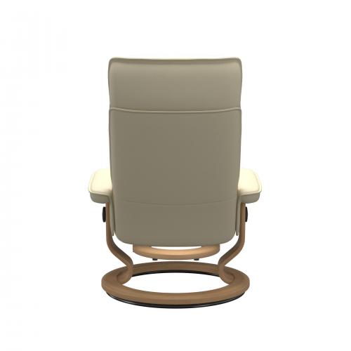Stressless Admiral (M) Classic Base Recliner with Ottoman