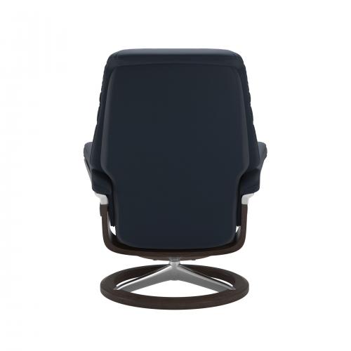 Stressless Sunrise (M) Signature Base Recliner with Ottoman
