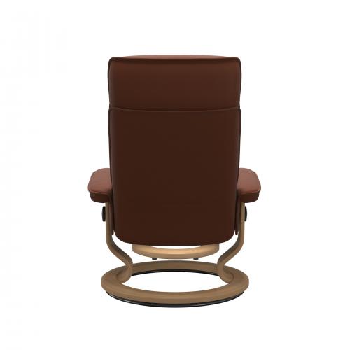 Stressless Admiral (M) Classic Base Recliner with Ottoman