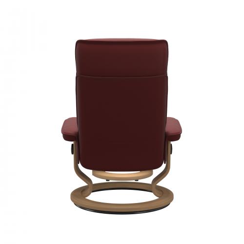 Stressless Admiral (M) Classic Base Recliner with Ottoman