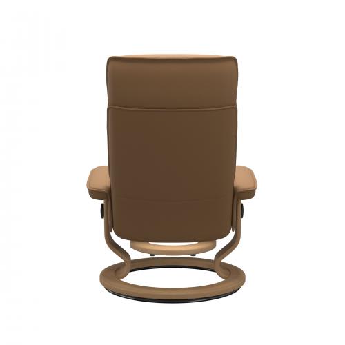 Stressless Admiral (M) Classic Base Recliner with Ottoman
