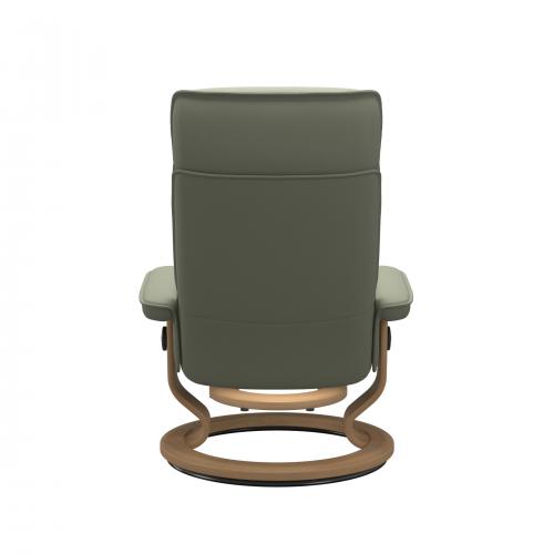 Stressless Admiral (M) Classic Base Recliner with Ottoman