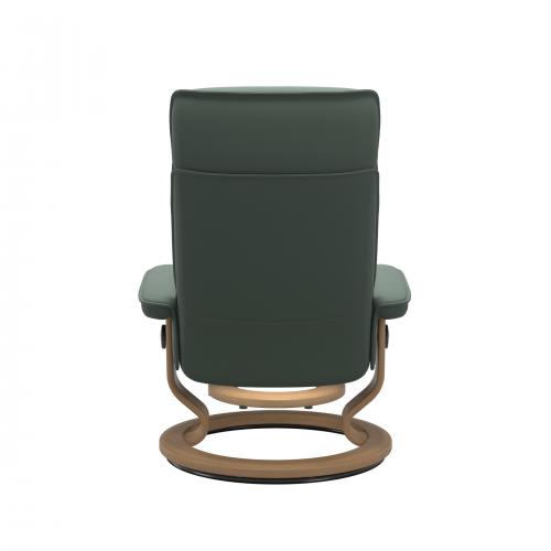 Stressless Admiral (M) Classic Base Recliner with Ottoman