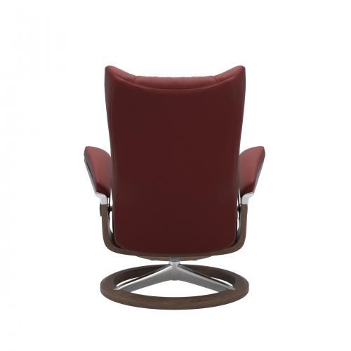 Stressless Wing (L) Signature Base Recliner with Ottoman