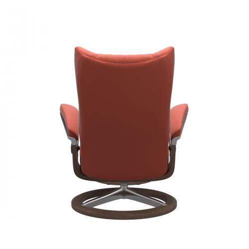 Stressless Wing (L) Signature Base Recliner with Ottoman
