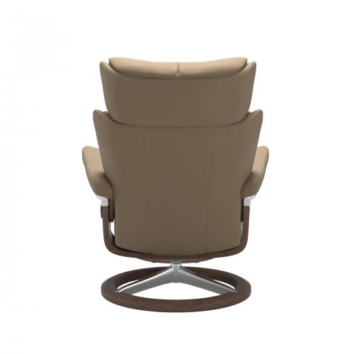 Stressless Magic (M) Signature Base Recliner with Ottoman