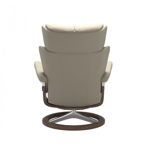 Stressless Magic (M) Signature Base Recliner with Ottoman