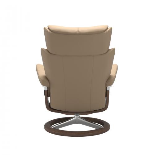Stressless Magic (M) Signature Base Recliner with Ottoman