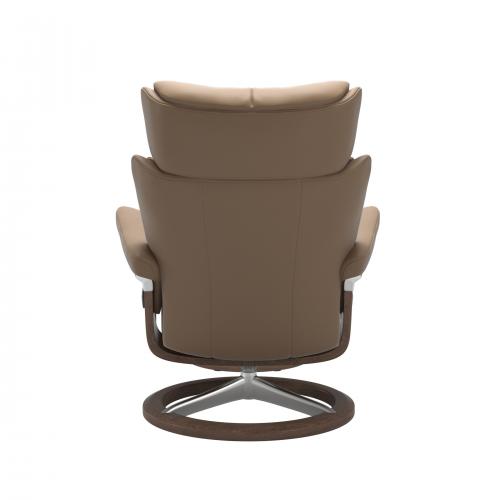 Stressless Magic (M) Signature Base Recliner with Ottoman