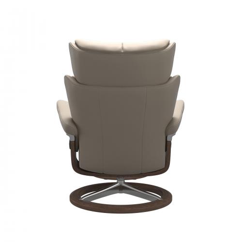 Stressless Magic (M) Signature Base Recliner with Ottoman
