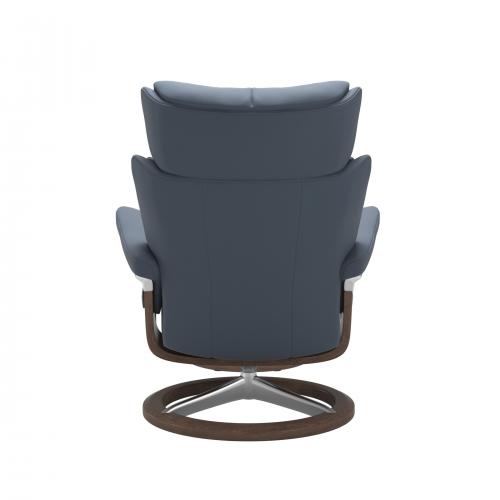 Stressless Magic (M) Signature Base Recliner with Ottoman