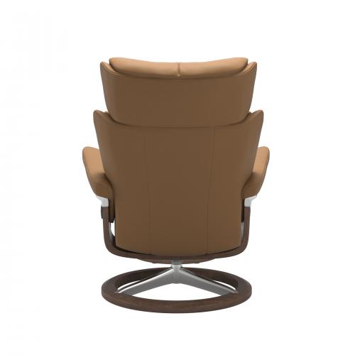 Stressless Magic (M) Signature Base Recliner with Ottoman