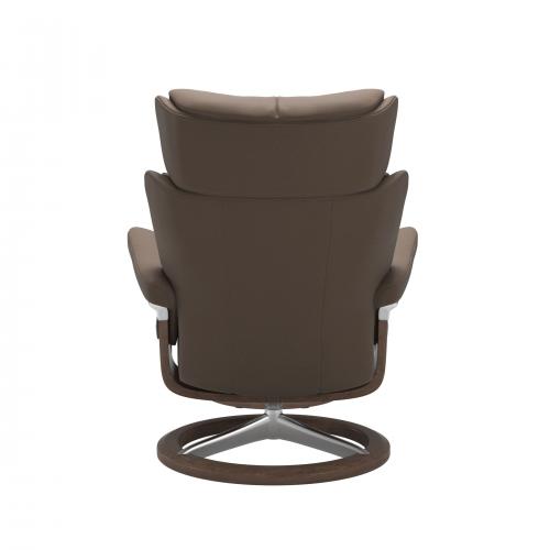 Stressless Magic (M) Signature Base Recliner with Ottoman
