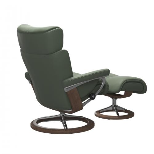 Stressless Magic (M) Signature Base Recliner with Ottoman