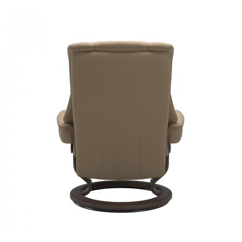 Stressless Mayfair (M) Classic Base Recliner with Ottoman