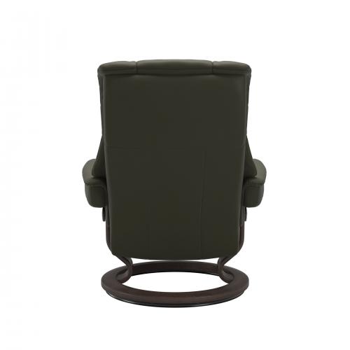 Stressless Mayfair (M) Classic Base Recliner with Ottoman