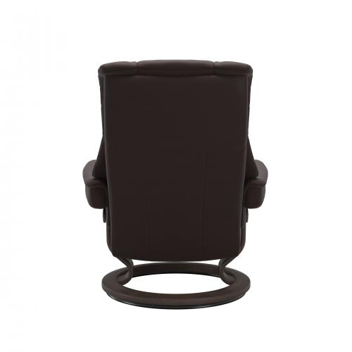 Stressless Mayfair (M) Classic Base Recliner with Ottoman