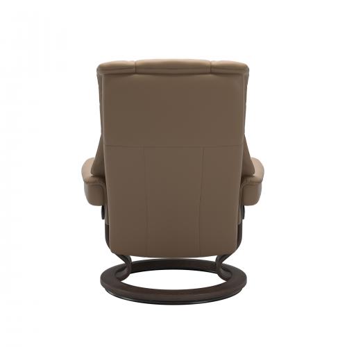 Stressless Mayfair (M) Classic Base Recliner with Ottoman