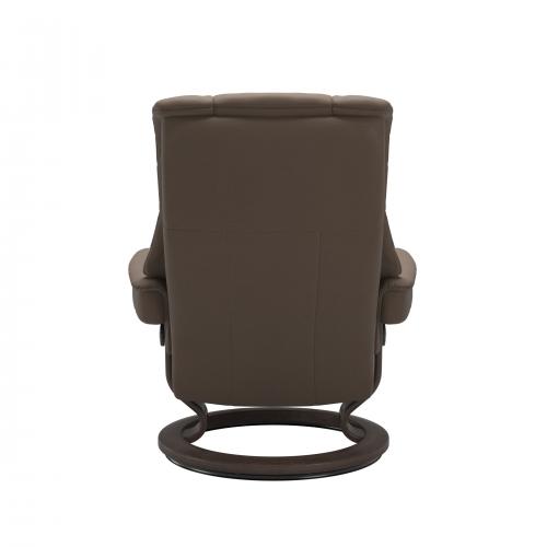 Stressless Mayfair (M) Classic Base Recliner with Ottoman