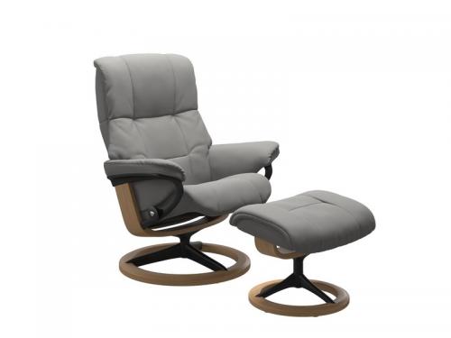 Stressless Mayfair (M) Signature Chair with Footstool 