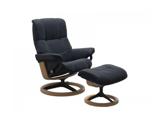 Stressless Mayfair (M) Signature Chair with Footstool 