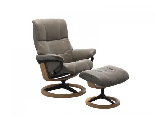 Stressless Mayfair (M) Signature Chair with Footstool 