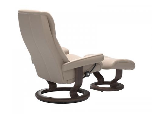 Stressless View (M) Classic Chair with Footstool 